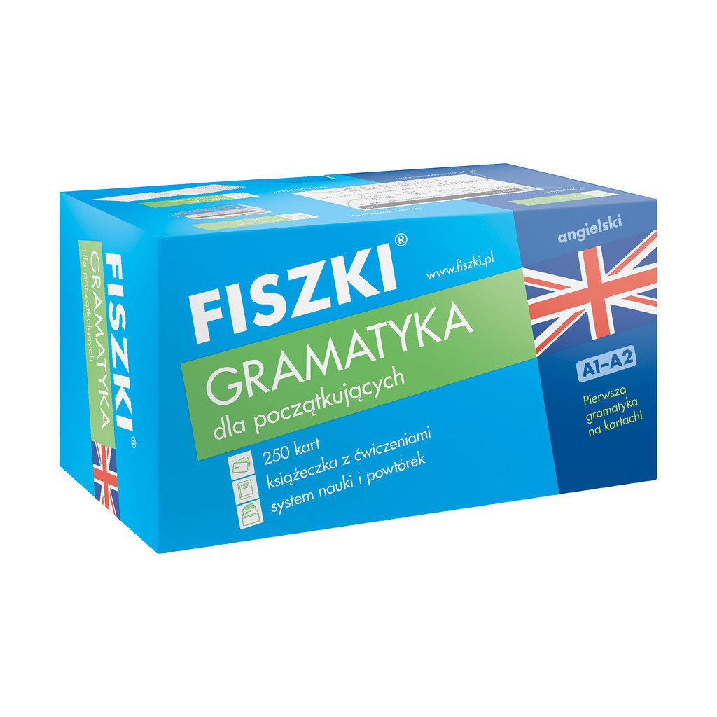 Fiszki - język angielski - gramatyka - skuteczna i szybka metoda nauki języka angielskiego