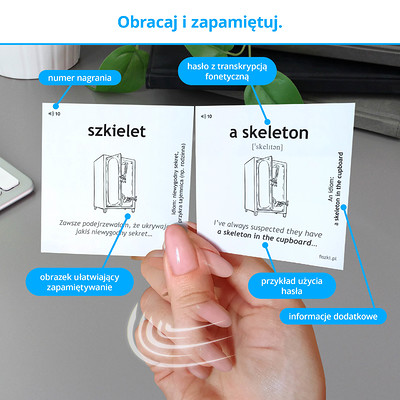 Fiszki obrazkowe - kartoniki do skutecznej nauki języka angielskiego na poziomie średnio zaawansowanym