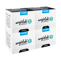 Zestaw fiszek obrazkowych - Angielski czarno na białym - krok 1