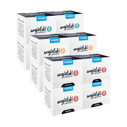 Zestaw fiszek obrazkowych - Angielski czarno na białym XL