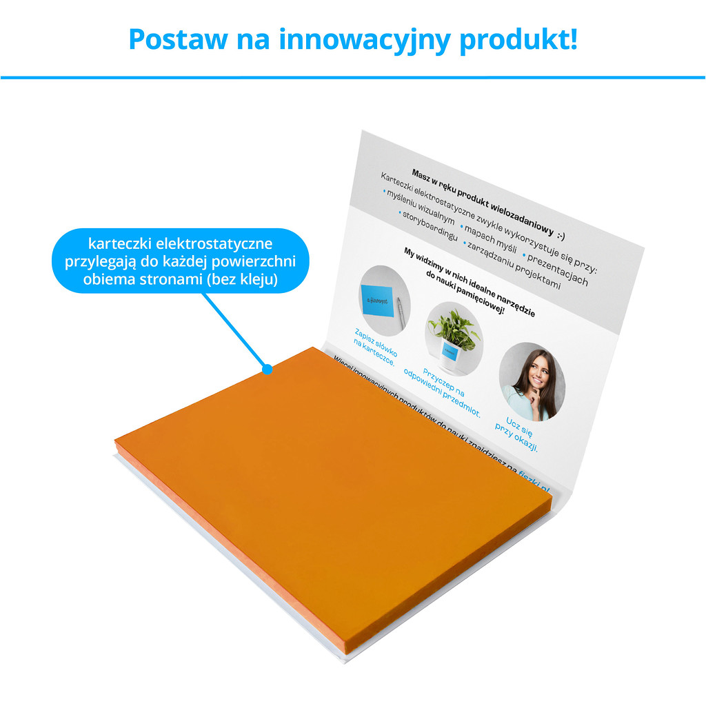 Przyczepki - karteczki elektrostatyczne umożliwiające tworzenie nowoczesnych notatek