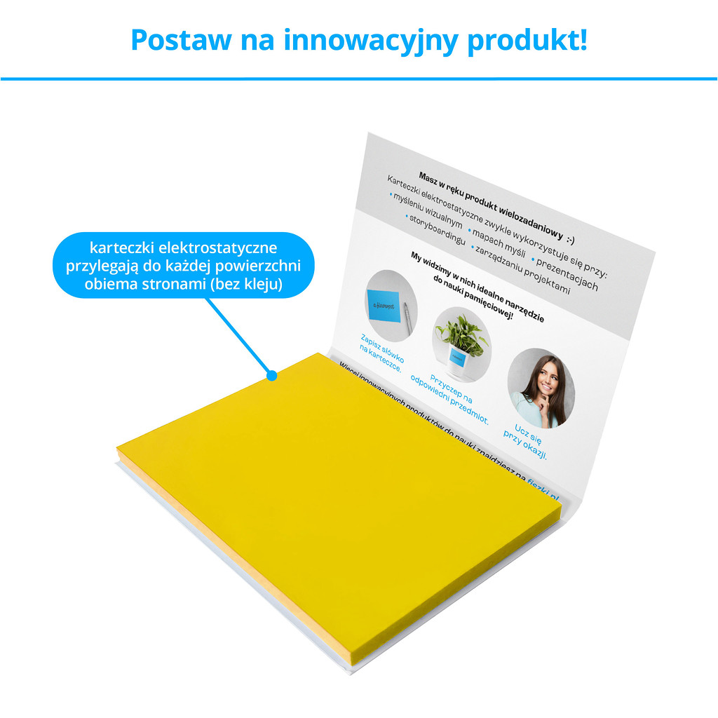 Przyczepki - karteczki elektrostatyczne umożliwiające tworzenie nowoczesnych notatek