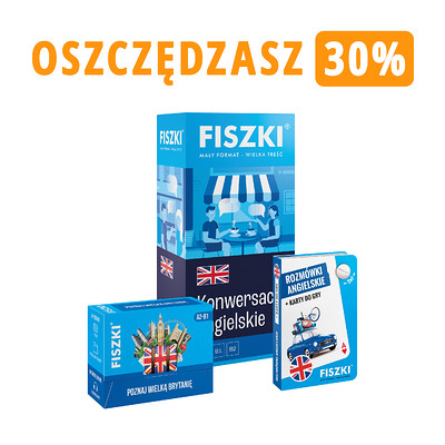 Zestaw fiszek - ANGIELSKI DLA PODRÓŻNIKÓW - oszczędzasz 38 zł!
