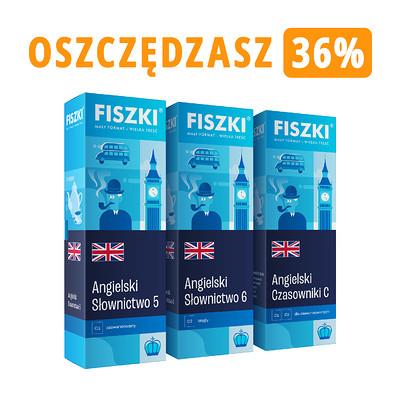 Zestaw fiszek - ANGIELSKI DLA ZAAWANSOWANYCH - oszczędzasz 133 zł!
