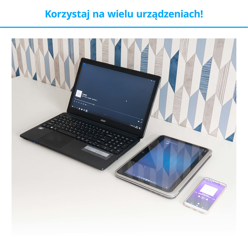 Fiszki audio - mozliwość słuchania na komputerze, smartfonie, tablecie, odtwarzaczu mp3