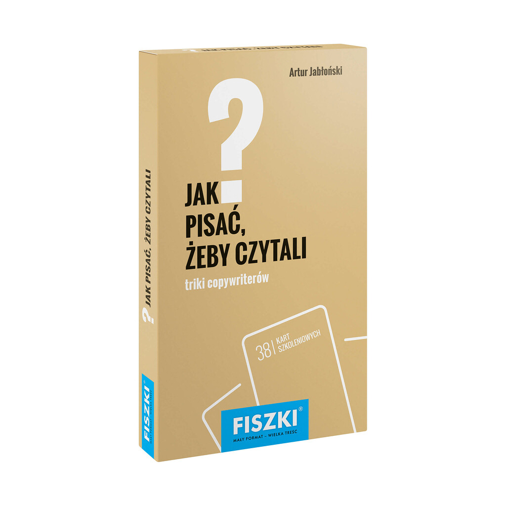 Artur Jabłoński - Jak pisać, żeby czytali? - praktyczne fiszki szkoleniowe