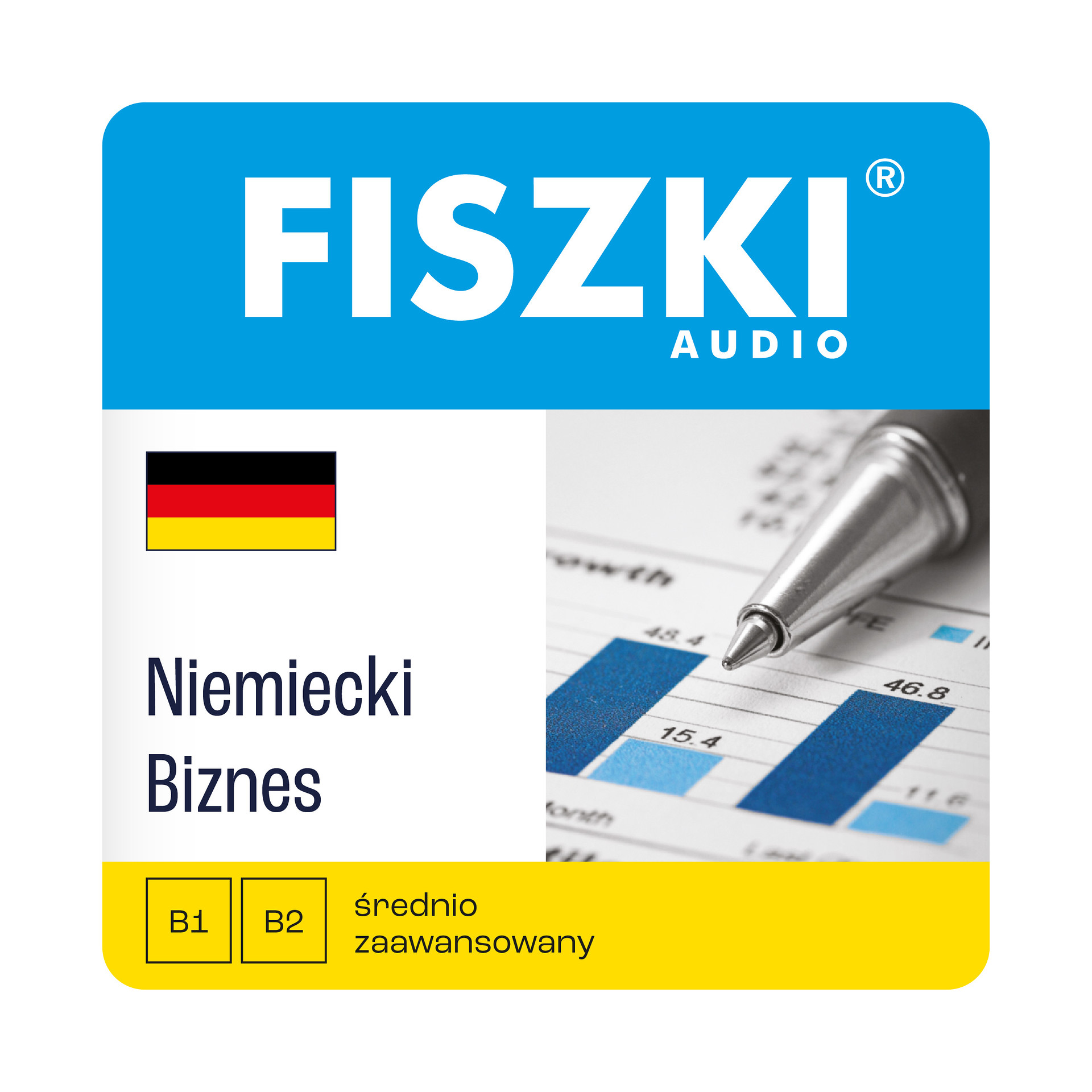 Kurs audio (audiobook mp3) - język niemiecki - Biznes (poziom B1-B2)