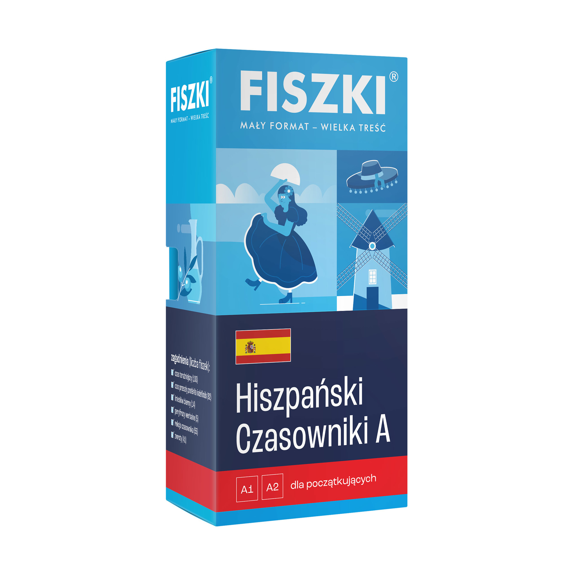 FISZKI - język hiszpański - Czasowniki dla początkujących (poziom A1-A2)