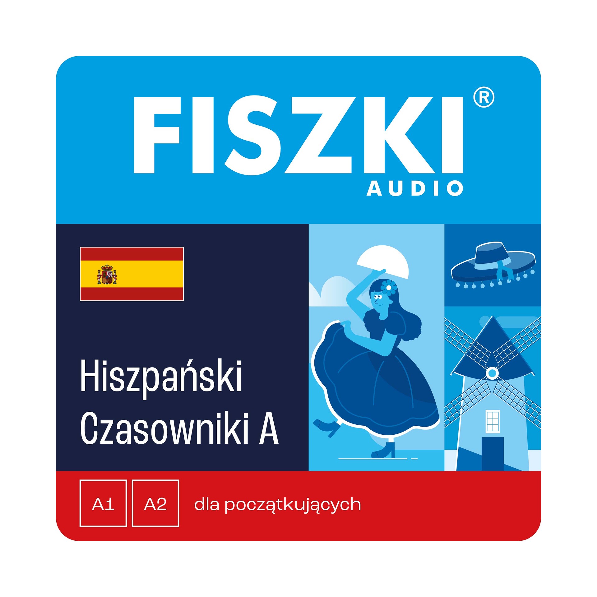 Kurs audio (audiobook mp3) - język hiszpański - Czasowniki dla początkujących (poziom A1-A2)