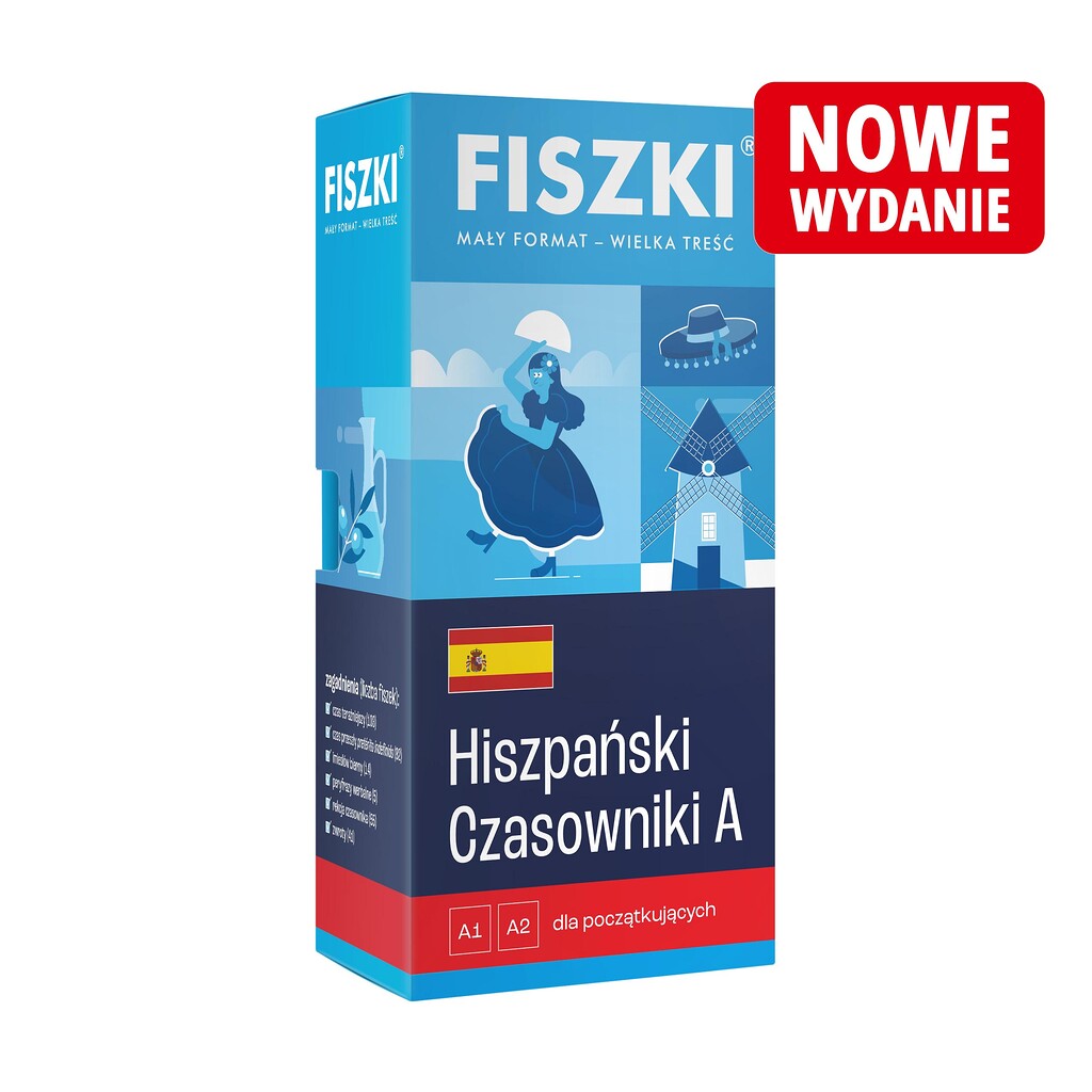 Fiszki - język hiszpański - Czasowniki dla początkujących - skuteczna i szybka metoda nauki języka hiszpańskiego