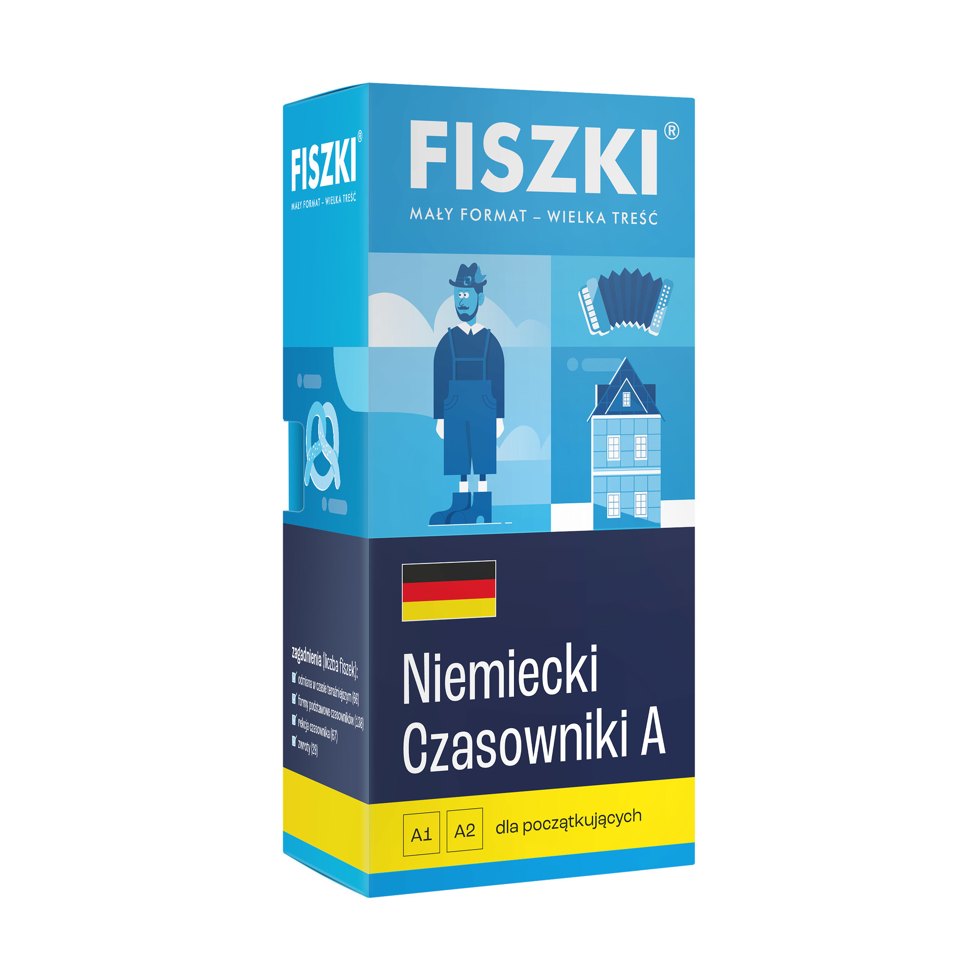 FISZKI - język niemiecki - Czasowniki dla początkujących (poziom A1-A2)