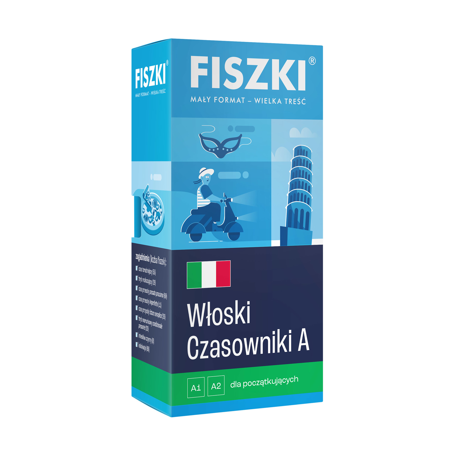 FISZKI - język włoski - Czasowniki dla początkujących (poziom A1-A2)