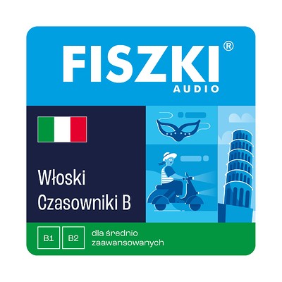 Fiszki audio - język włoski - czasowniki dla średnio zaawansowanych - nagrania mp3 do szybkiej nauki języka włoskiego