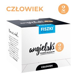 Fiszki ilustrowane - Angielski czarno na białym - Człowiek - krok 2