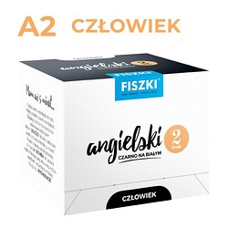 Fiszki ilustrowane - Angielski czarno na białym - Człowiek - krok 2