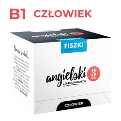 Fiszki ilustrowane - Angielski czarno na białym - Człowiek - krok 3