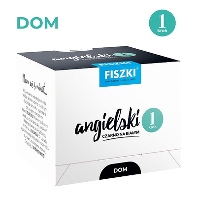 Zestaw fiszek - DOM - poziom A1 - angielski