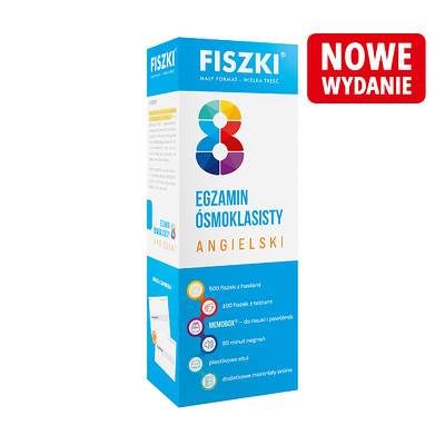 Fiszki - język angielski - egzamin ósmoklasisty - skuteczna i szybka metoda nauki języka angielskiego
