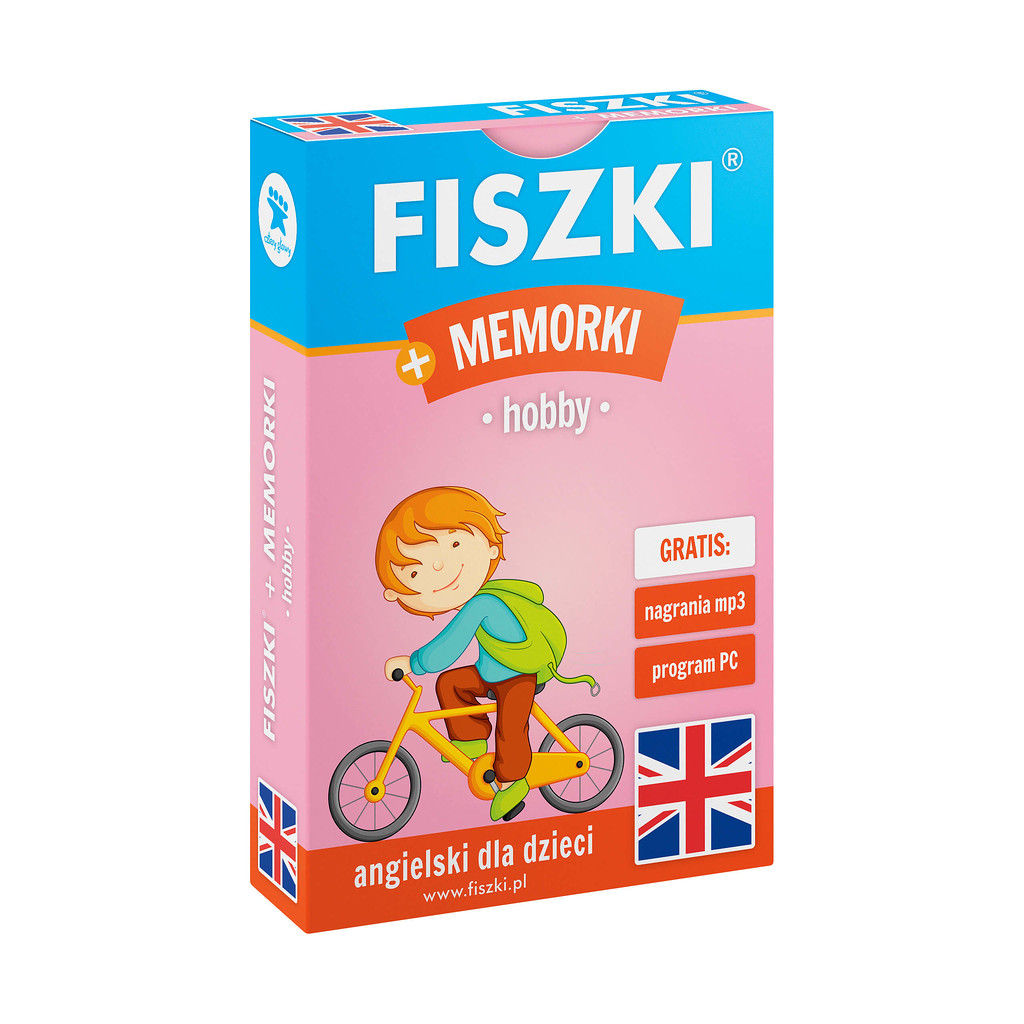 Fiszki obrazkowe dla dzieci - angielski - hobby + gra memorki - skuteczna i szybka metoda nauki języka angielskiego dla dzieci