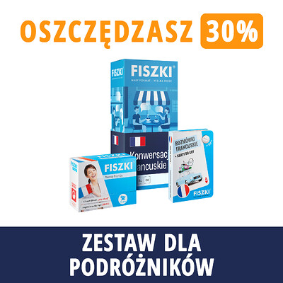 Zestaw fiszek - FRANCUSKI DLA PODRÓŻNIKÓW - oszczędzasz 38 zł!