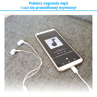 Materiały dodatkowe do fiszek - profesjonalne nagrania mp3 wszystkich haseł