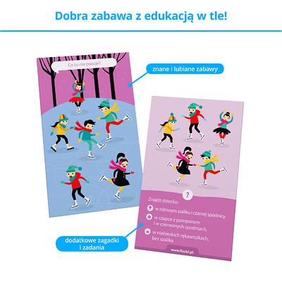 Grajki - karty z zabawami edukacyjnymi dla dzieci w wieku 4-5 lat