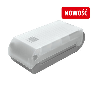 Zestaw fiszek - HIPPO GREY - plastikowy MEMOBOX