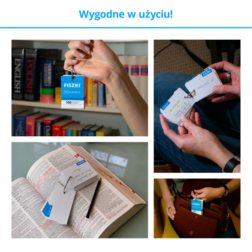 Fiszki in blanco ring - Twoje fiszki zawsze pod ręką