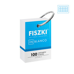 Fiszki in blanco ring