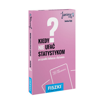Zestaw fiszek - Janina Bąk - Kiedy nie ufać statystykom?