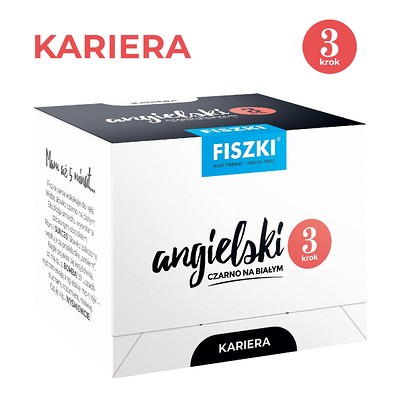 Zestaw fiszek - KARIERA - poziom B1 - angielski
