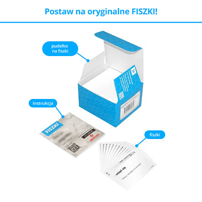 Fiszki - zestaw do szybkiej nauki języka angielskiego na poziomie średnio zaawansowanym