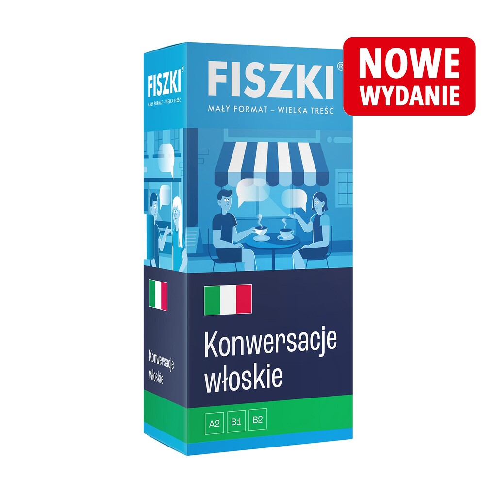 Fiszki - język włoski - Konwersacje - skuteczna i szybka metoda nauki języka włoskiego
