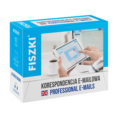 Fiszki - język angielski - korespondencja e-mailowa - skuteczna i szybka metoda nauki języka angielskiego