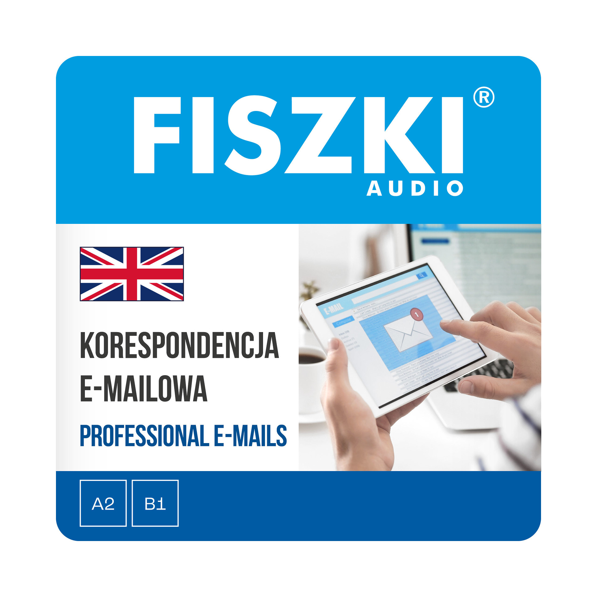 Kurs audio (audiobook mp3) - język angielski - Biznes - Korespondencja e-mailowa (poziom A2-B1)