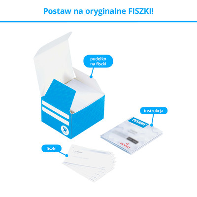 Fiszki - zestaw do szybkiej nauki języka niemieckiego na poziomie średnio zaawansowanym