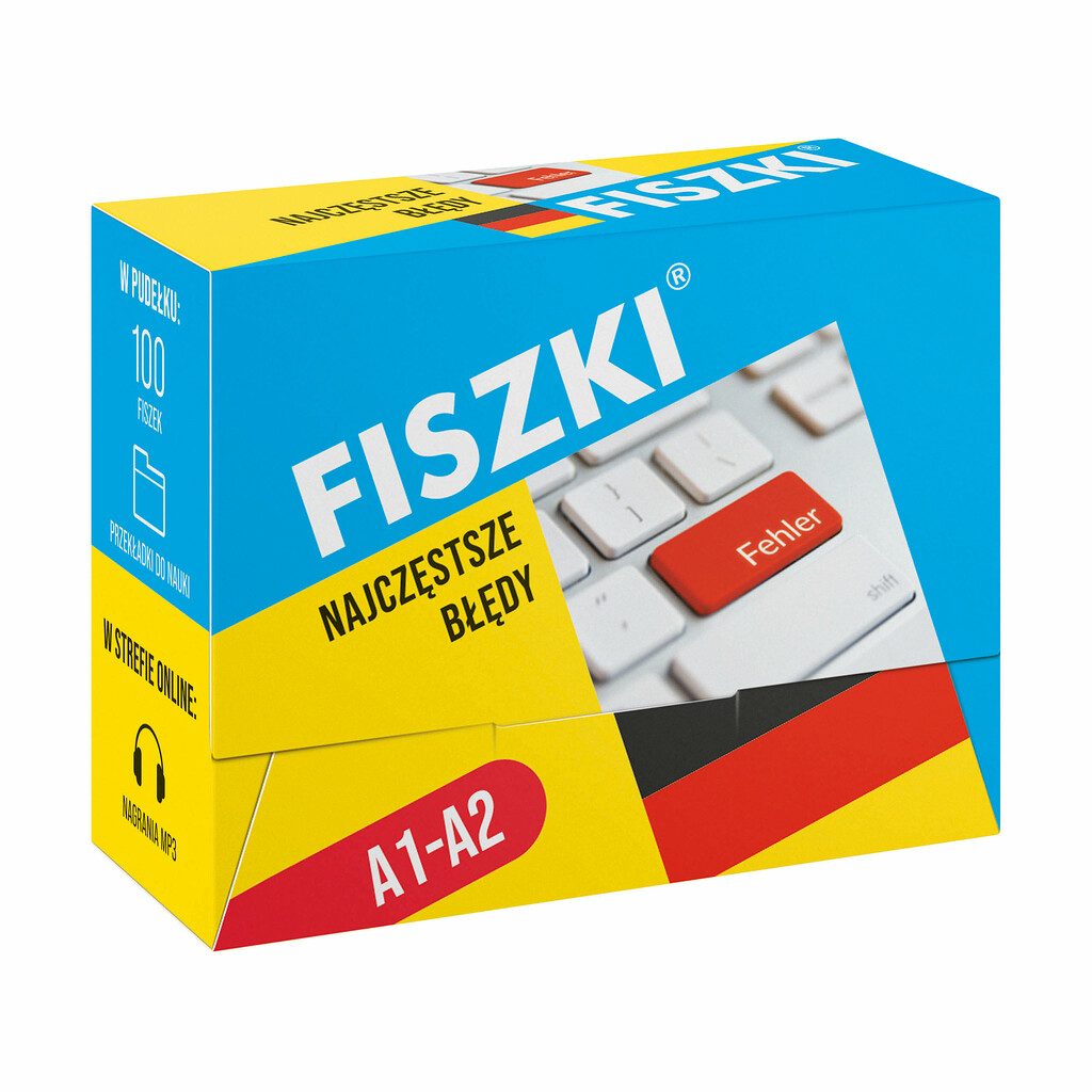 Fiszki - język niemiecki - najczęstsze błędy - skuteczna i szybka metoda nauki języka niemieckiego