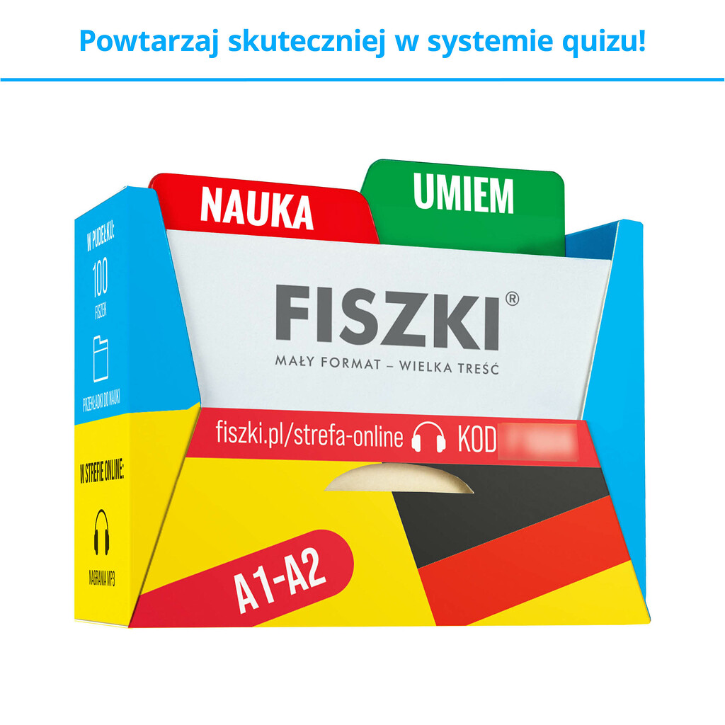 Przekładki umożliwiające skuteczną naukę języka niemieckiego z fiszek