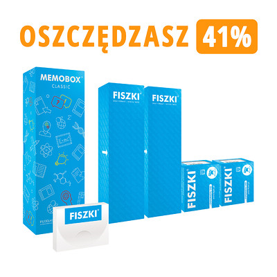 Zestaw fiszek - NIEMIECKI DLA POCZĄTKUJĄCYCH (wersja EKO) - oszczędzasz 151 zł!