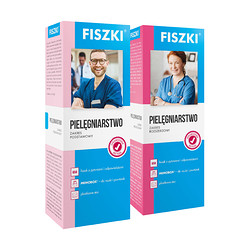 Zestaw fiszek - Pielęgniarstwo - zakres podstawowy i rozszerzony
