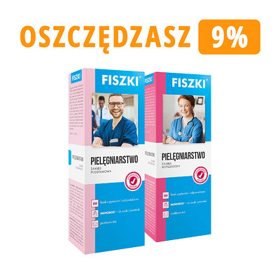 Zestaw fiszek - PIELĘGNIARSTWO - zakres podstawowy i rozszerzony