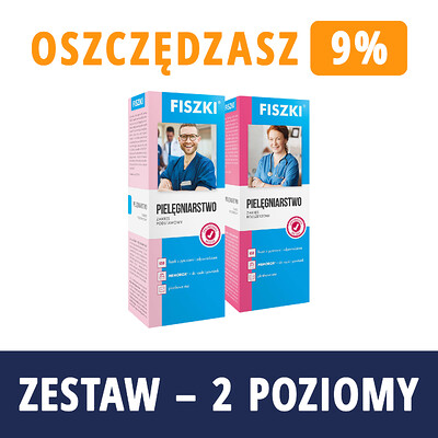 Zestaw fiszek - PIELĘGNIARSTWO - zakres podstawowy i rozszerzony