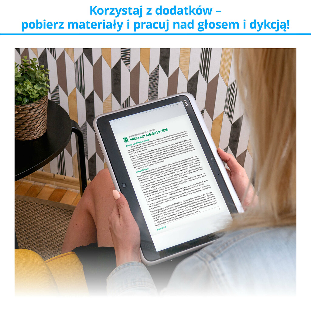 Materiały dodatkowe do fiszek szkoleniowych - materiał do pracy nad głosem i dykcją