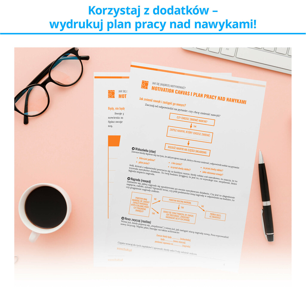 Materiały dodatkowe do fiszek szkoleniowych - plan pracy nad nawykami