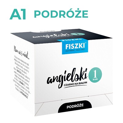 Zestaw fiszek - PODRÓŻE - poziom A1 - angielski