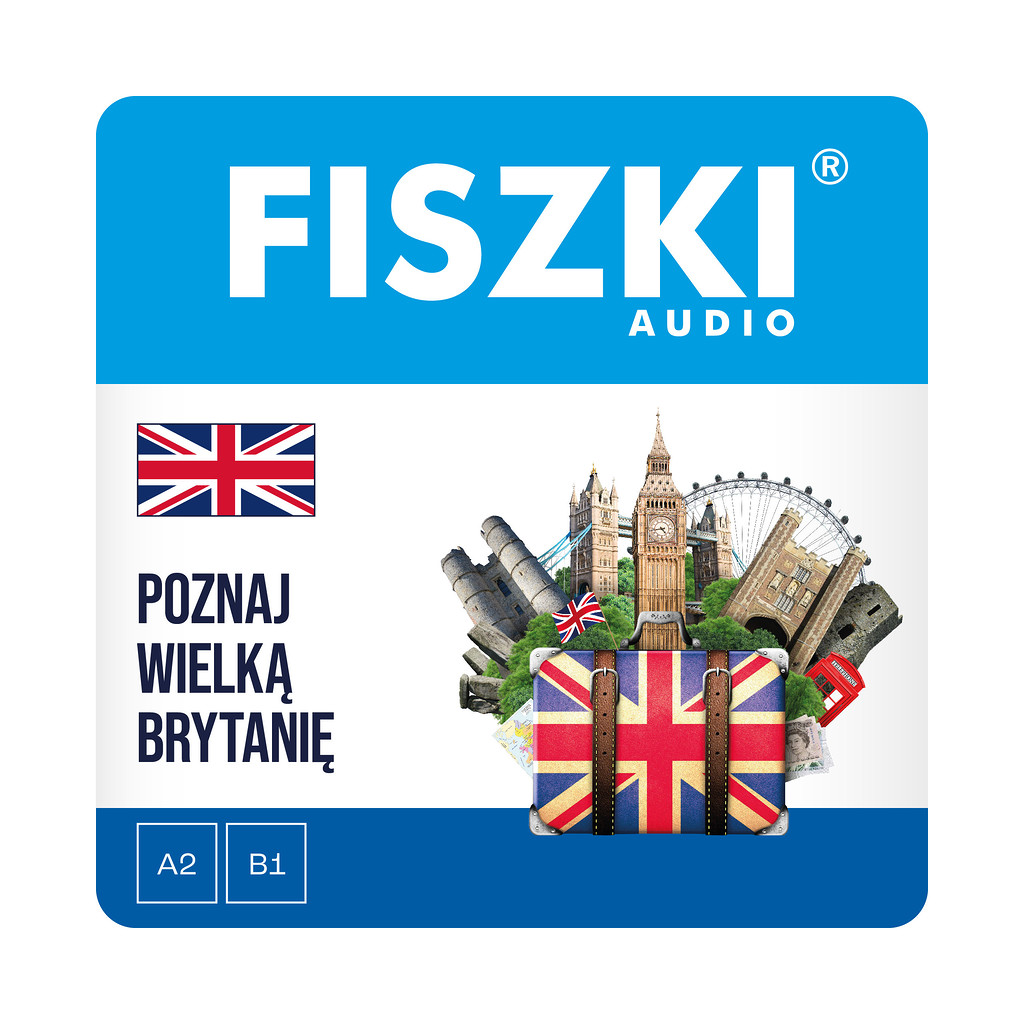 Fiszki audio - język angielski - poznaj Wielką Brytanię - nagrania mp3 do szybkiej nauki języka angielskiego