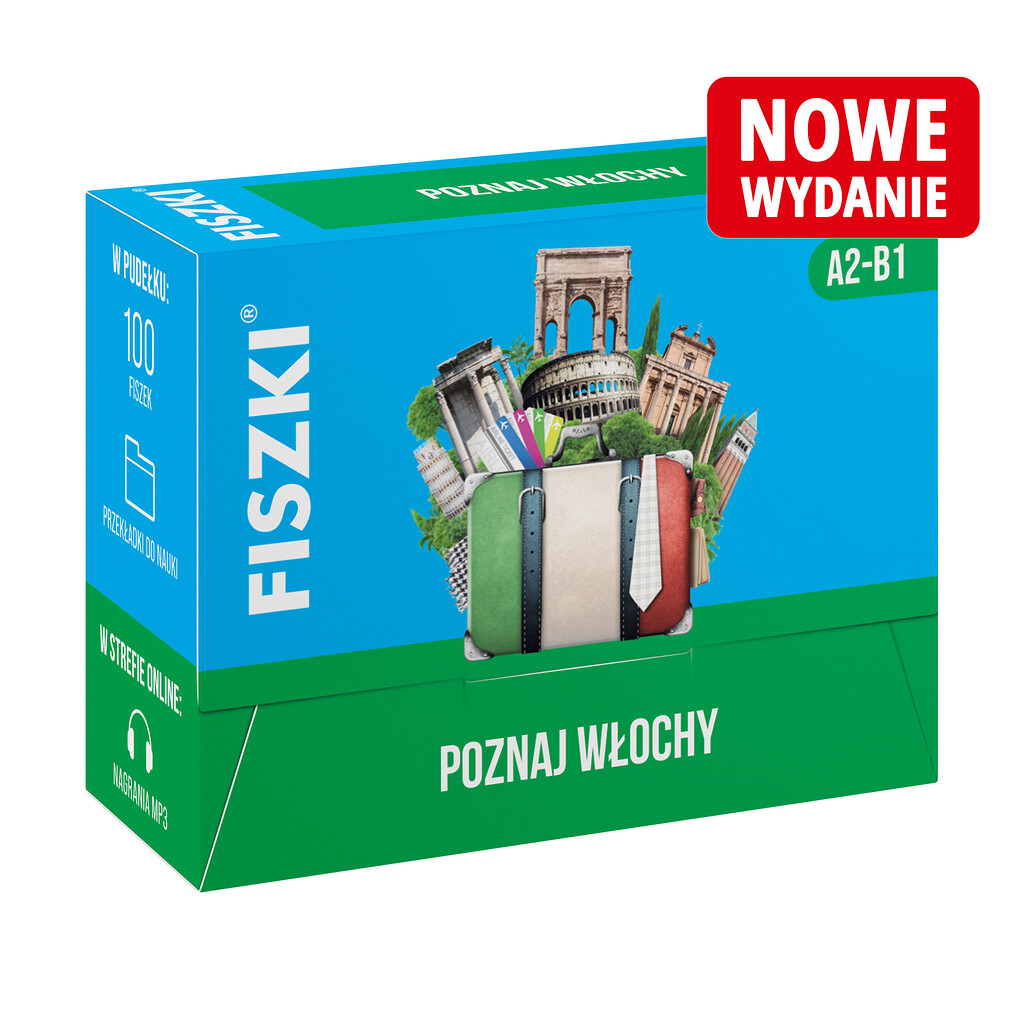 Fiszki - język włoski - poznaj Włochy - skuteczna i szybka metoda nauki języka włoskiego