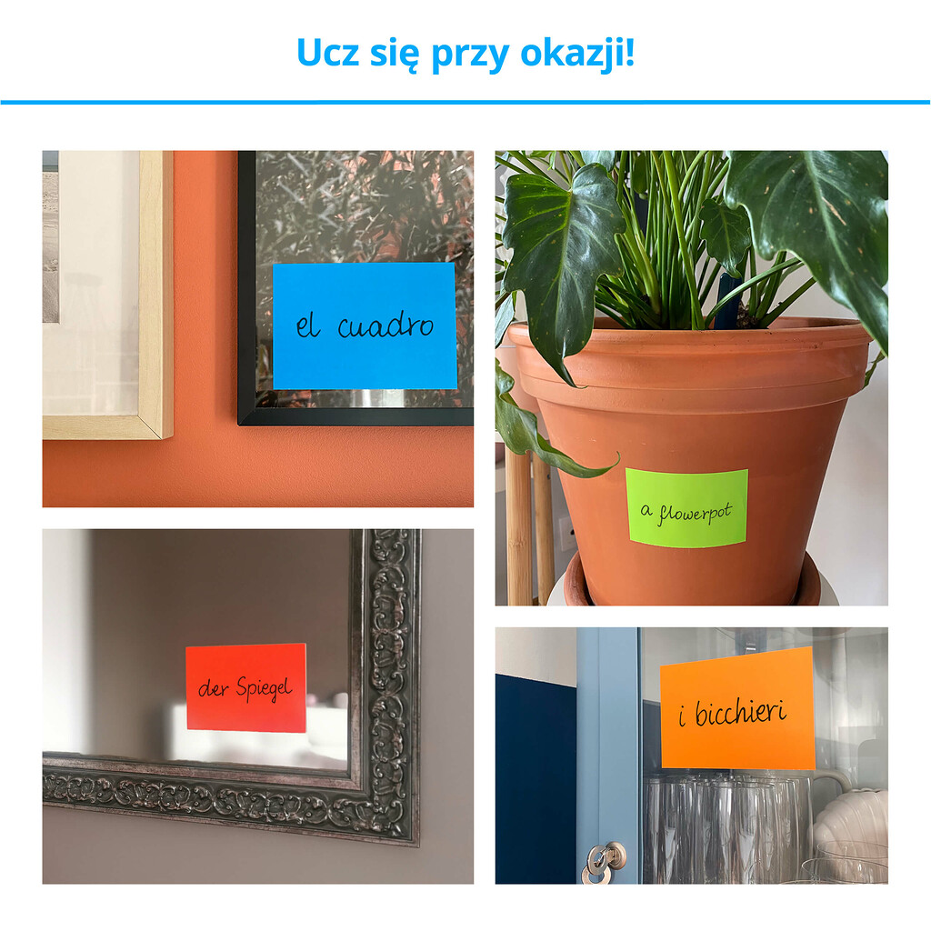 Przyczepki - przykład oklejenia przedmiotów w otoczeniu