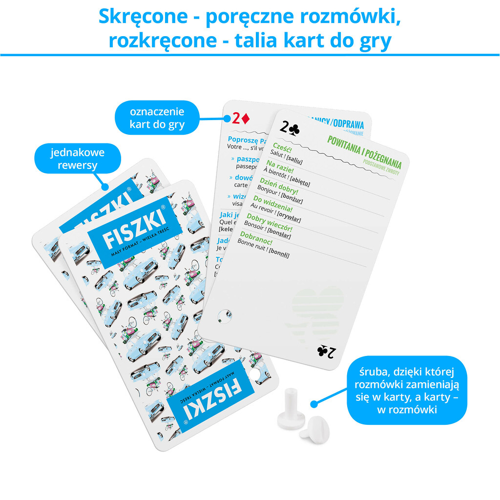 Rozmówki - tradycyjna talia kart do gry