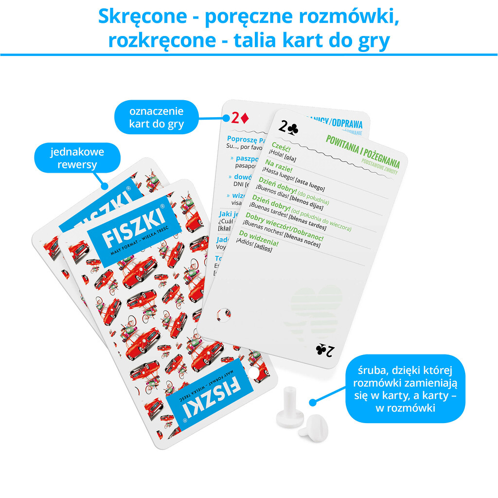 Rozmówki - tradycyjna talia kart do gry